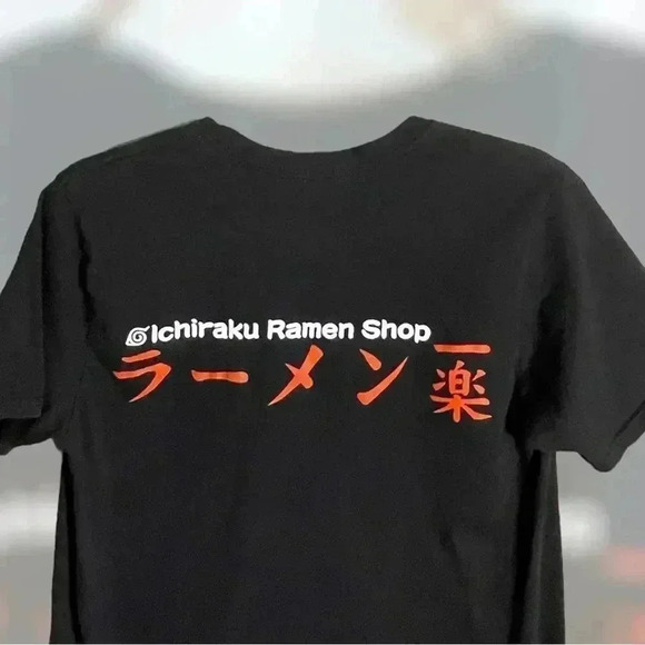 Naruto Shippuden Ichiraku Ramen Shop Black T shirt. Size medium - Picture 4 of 4